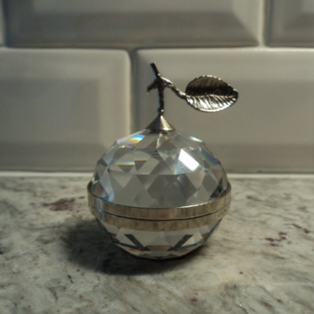 Swarovski crystal large photo apple